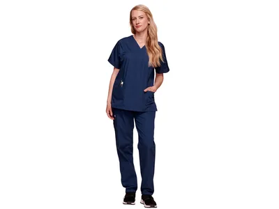 Cherokee V-neck top Originals - femeie M - albastru închis