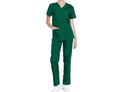 Set bluză și pantaloni Cherokee Originals - unisex XXS - verde închis