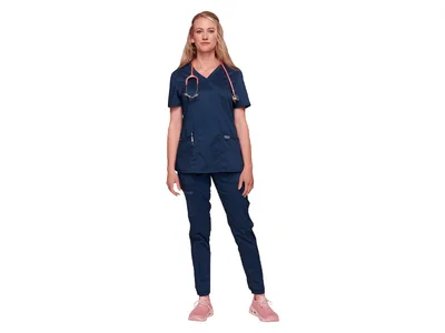 Cherokee mock wrap top Revolution - damă S - albastru navy