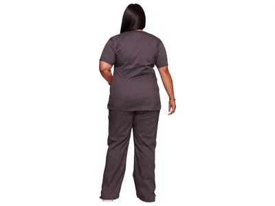 Cherokee mock wrap top revolution - femeie L - pewter