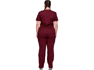Cherokee mock wrap top Revolution - femeie L - wine