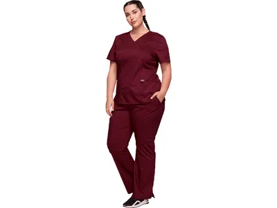 Cherokee mock wrap top Revolution - woman XL - wine