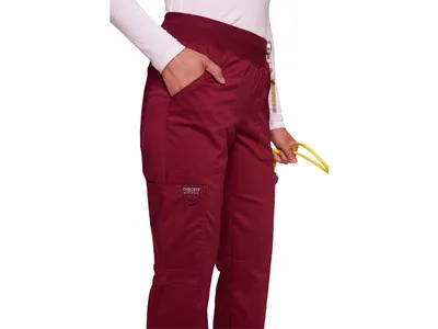 Pantaloni Cherokee cu elastic - Revolution - femeie XXS - wine