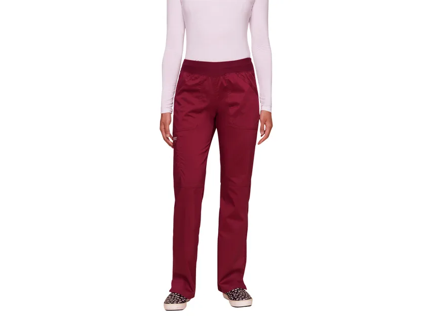 Pantaloni Cherokee cu elastic - Revolution - damă M - visiniu