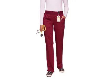 Pantaloni Cherokee cu elastic - Revolution - damă M - visiniu