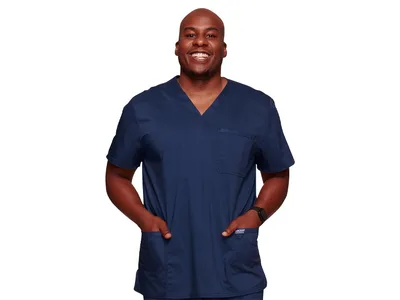 CHEROKEE V-NECK TOP - REVOLUTION - bărbați XXL - albastru inchis