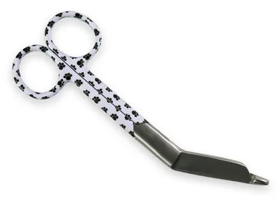 Foarfece pentru bandaje din oțel inoxidabil - foot print fantasy - 14 cm