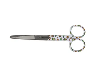 Foarfece drepte din oțel inoxidabil - caterpillar - obtuz/ascuțit - 14 cm