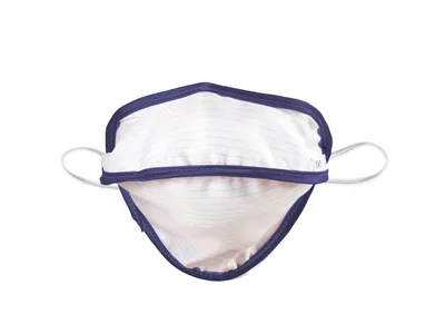 Mască chirurgicală reutilizabilă Mycroclean Junior/Adult Small - BFE 99.8% - alb-albastru
