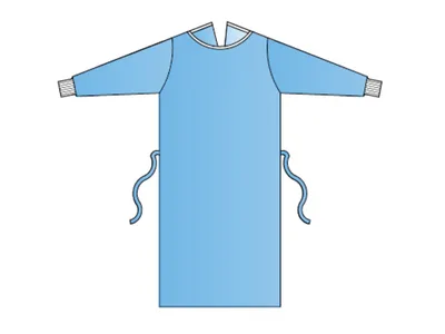 Halate chirurgicale 50 g/m2 120 cm - mărimea M - sterile