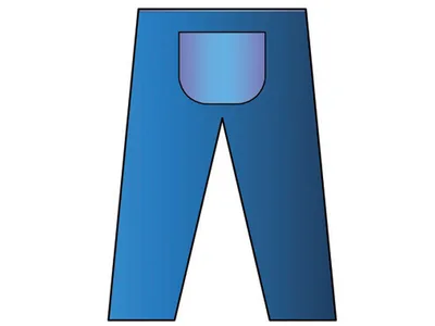Pantaloni pentru colonoscopie 35 g/m2 - non steril