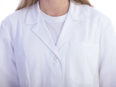 Halat alb doctor - bumbac/poliester - mărime M femei