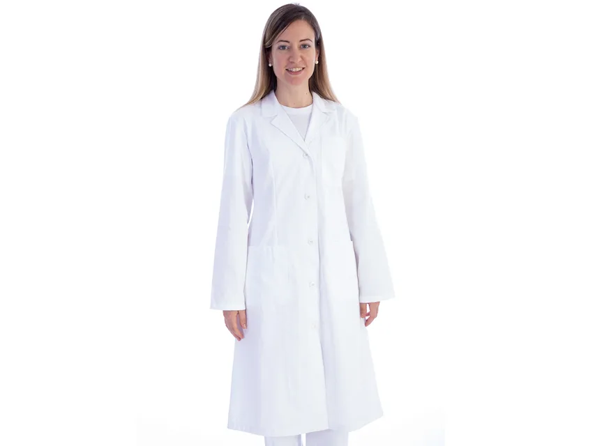 White coat - bumbac/poliester - mărime XL pentru femei