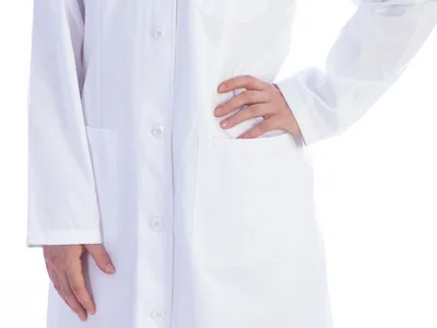 White coat - bumbac/poliester - mărime XL pentru femei