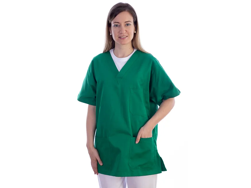 Jachetă - bumbac/poliester - unisex XXL verde