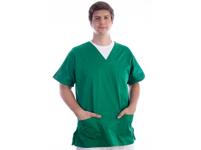 Jachetă - bumbac/poliester - unisex XXL verde