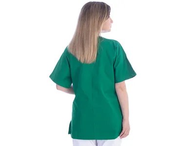 Jachetă - bumbac/poliester - unisex XXL verde