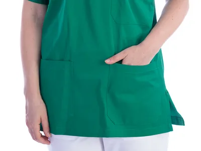 Jachetă - bumbac/poliester - unisex XXL verde