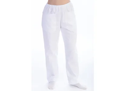 Pantaloni - bumbac/poliester - unisex XXXL alb