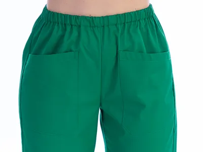 Pantaloni - bumbac/poliester - unisex S verde
