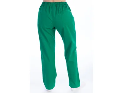 Pantaloni - bumbac/poliester - unisex L verde
