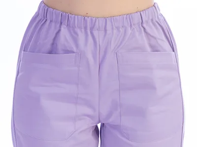 Pantaloni - bumbac/poliester - unisex S violet