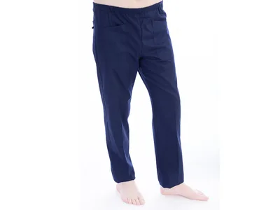 Pantaloni - bumbac/poliester - unisex XS albastru navy