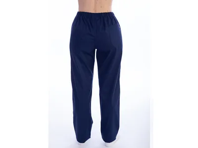 Pantaloni - bumbac/poliester - unisex S albastru navy