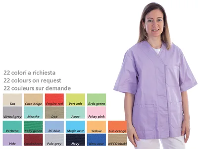 Jachetă cu nituri - bumbac/poliester - femei XS culoare la comandă