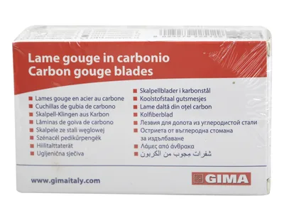 Lame gouge din oțel carbon N 2 - sterile