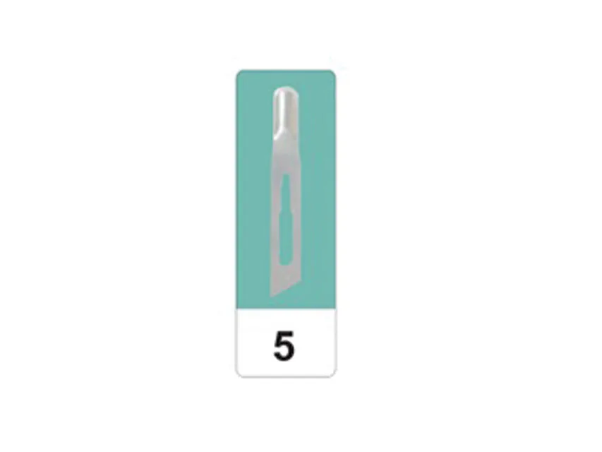 Lame de daltă din oțel carbon nr. 5 - sterile