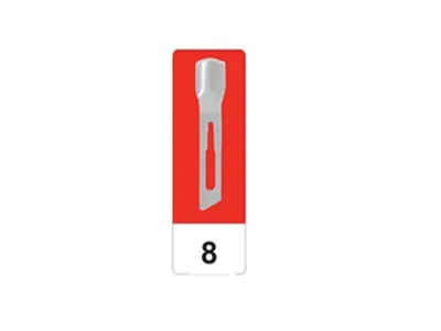 Carbon steel gouge blades N 8 - sterile