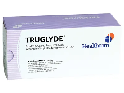 Truglyde absorb. Sutura gauge 1 cerc 1/2 ac 40mm - 90cm - violet