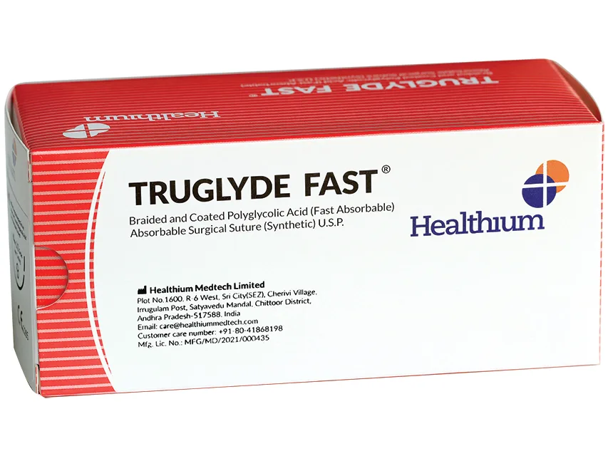 Truglyde Fast Absorb. Sutura gauge 3/0 cerc 3/8 ac 24mm - 70cm - necolorată