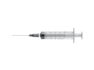 Seringi 3 bucăți cu ac 22G - 5 ml con Luer centric