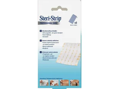 Steri-Strip 3M - 6x100 mm - alb - 1546NP