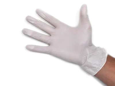 Mănuși de vinil - fără pudră, elasticizate - small