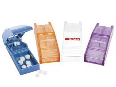 Dispozitiv pentru împărțire comprimate - set multicolor