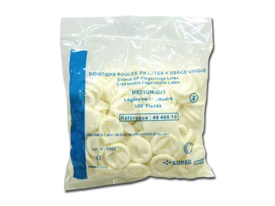 Degetare din latex - medium