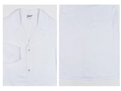 White coat - bumbac - unisex cu capse mărimea 48