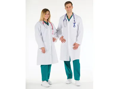 WHITE COAT - bumbac - mărime bărbați 44