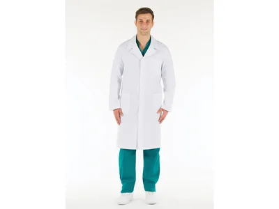 WHITE COAT - bumbac - mărime bărbați 48