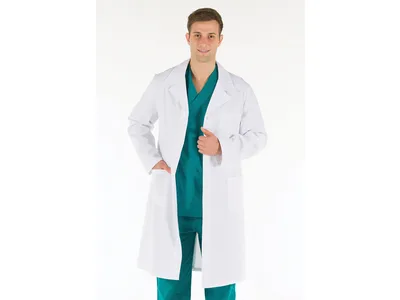 WHITE COAT - bumbac - mărime bărbați 48