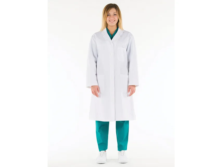 Halat alb WHITE COAT - bumbac - mărimea pentru femei 52