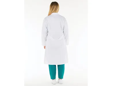 Halat medical alb - bumbac - mărime femei 54