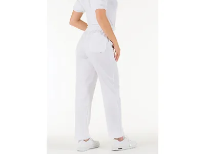 Pantaloni - bumbac alb - MEDIUM