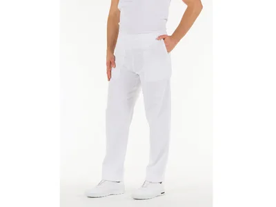 Pantaloni - bumbac alb - X-LARGE