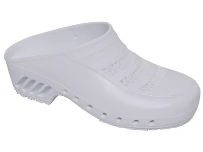 CLOGS - cu pori - 36 - alb