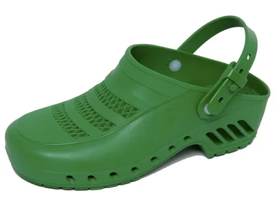 Clogi GIMA - cu pori și bretele - 39 - verde