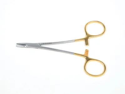 Pincetă de ață GOLD DERF - 12 cm